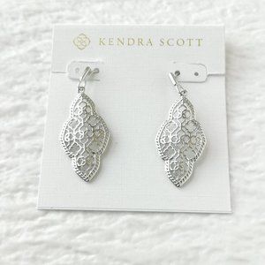 KENDRA SCOTT Abbie Silver Drop Earrings NEW